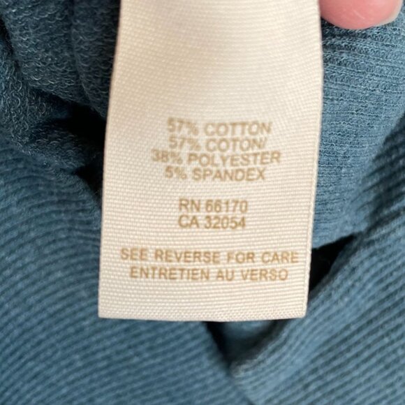 Free People Beach Teal Faux Wrap Open Back Top, One Body - Picture 7 of 9